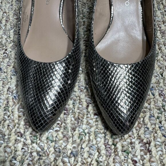 Franco Sarto Shoes Women's 8.5M Silver Heel Pumps - Picture 4 of 9